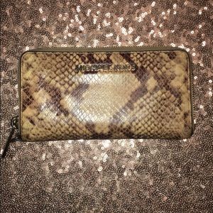 Snake skin Michael Kors wallet